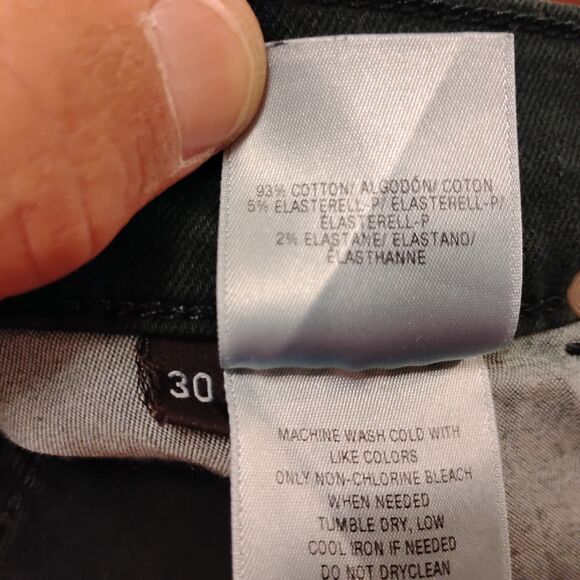 Hudson jeans mens 30 30x34 green denim Blake slim fit straight leg stretch - Picture 9 of 11